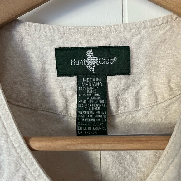 Vintage Hunt Club Cream Vest - Picture 4 of 5